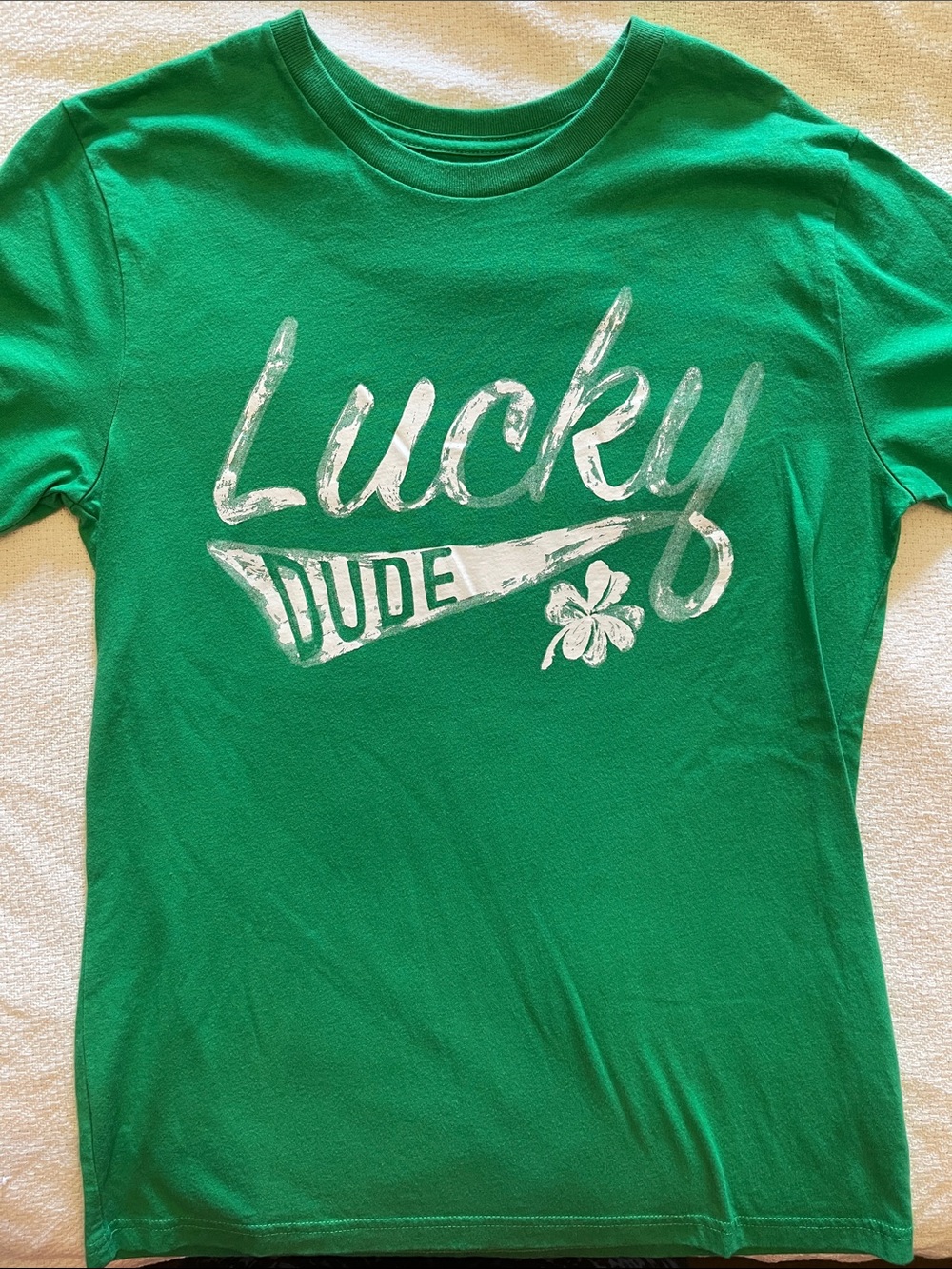 Place Green "Lucky Dude" Graphic Tee